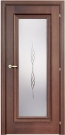 Итальянская дверь Mario Rioli Romantica 501 гравировка ясень бурбон